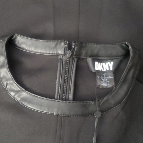 DKNY Puff-Sleeve Sheath Dress - Picture 3 of 5